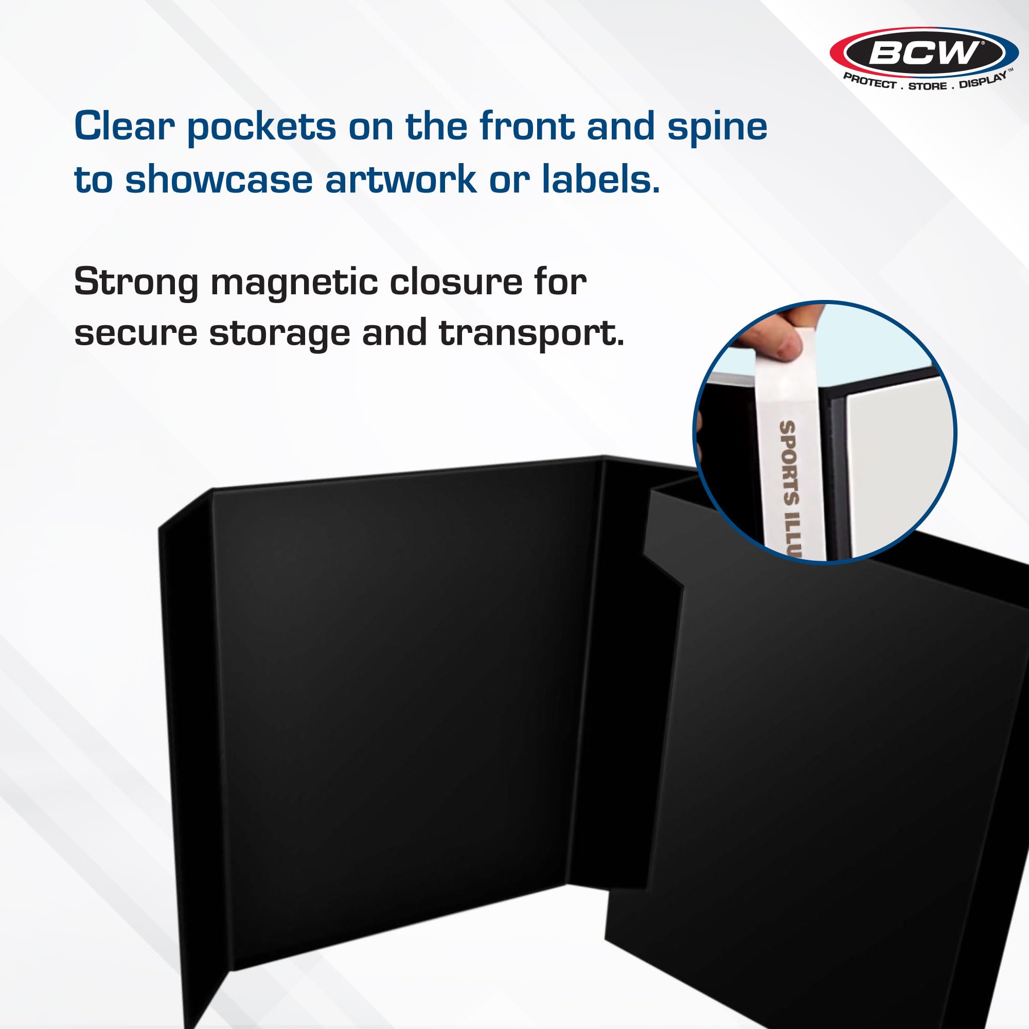 Amazon.com: BCW Magazine File Holder - Black | Holds up to 20